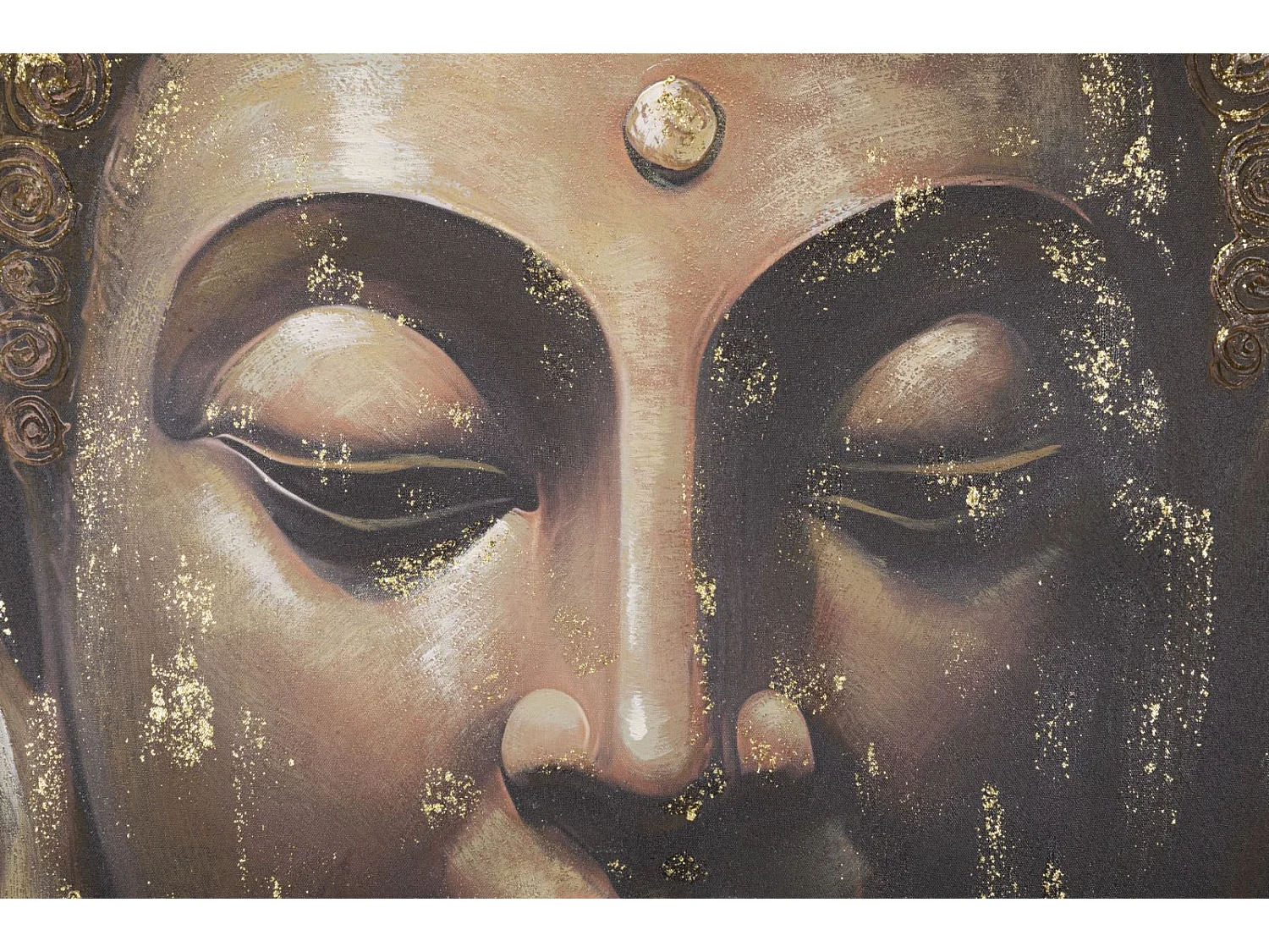 Wydruk na Płótnie Budda 4, Wielokolorowy, 100x3x100 cm, Epikasa