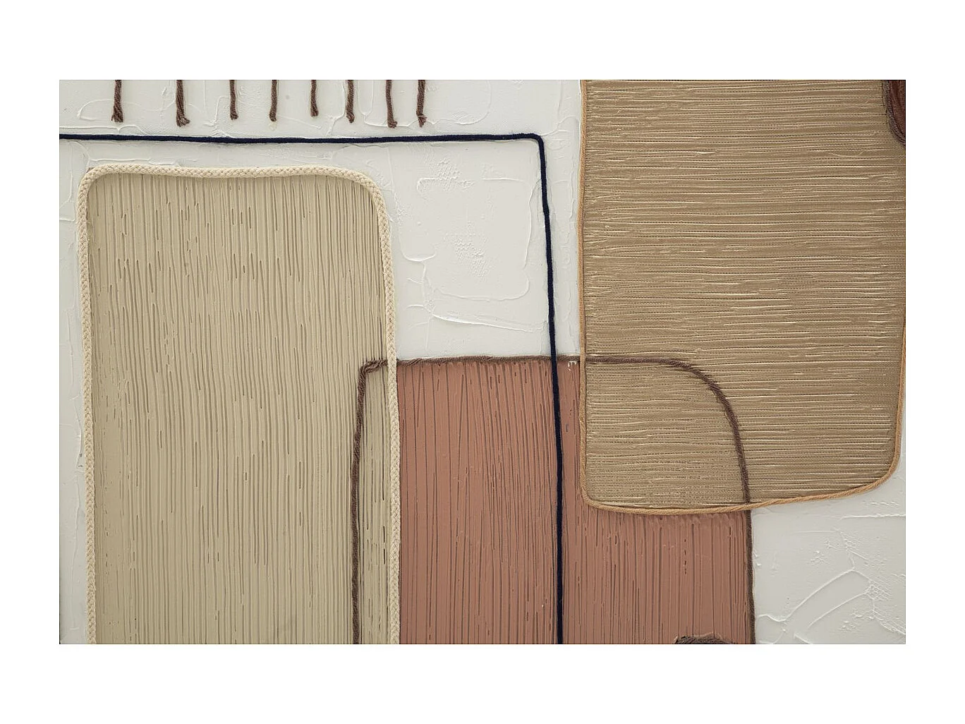 Impression sur Toile Géométrique 23, Multicouleur, 80x2,8x100 cm, Seven Design