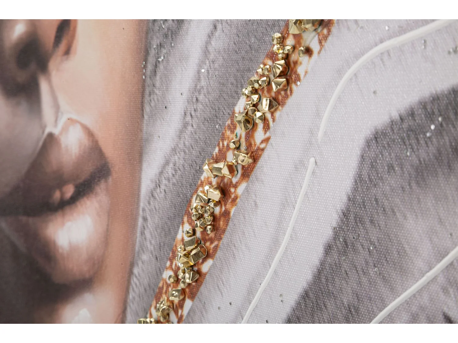 Afdrukken op Canvas Africa 15, Veelkleurig, 100x3x100 cm, Epikasa