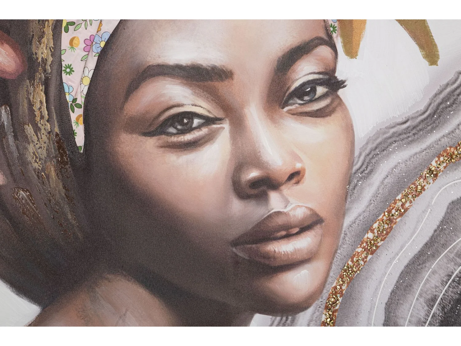 Wydruk na Płótnie Afryka 15, Wielokolorowy, 100x3x100 cm, Epikasa