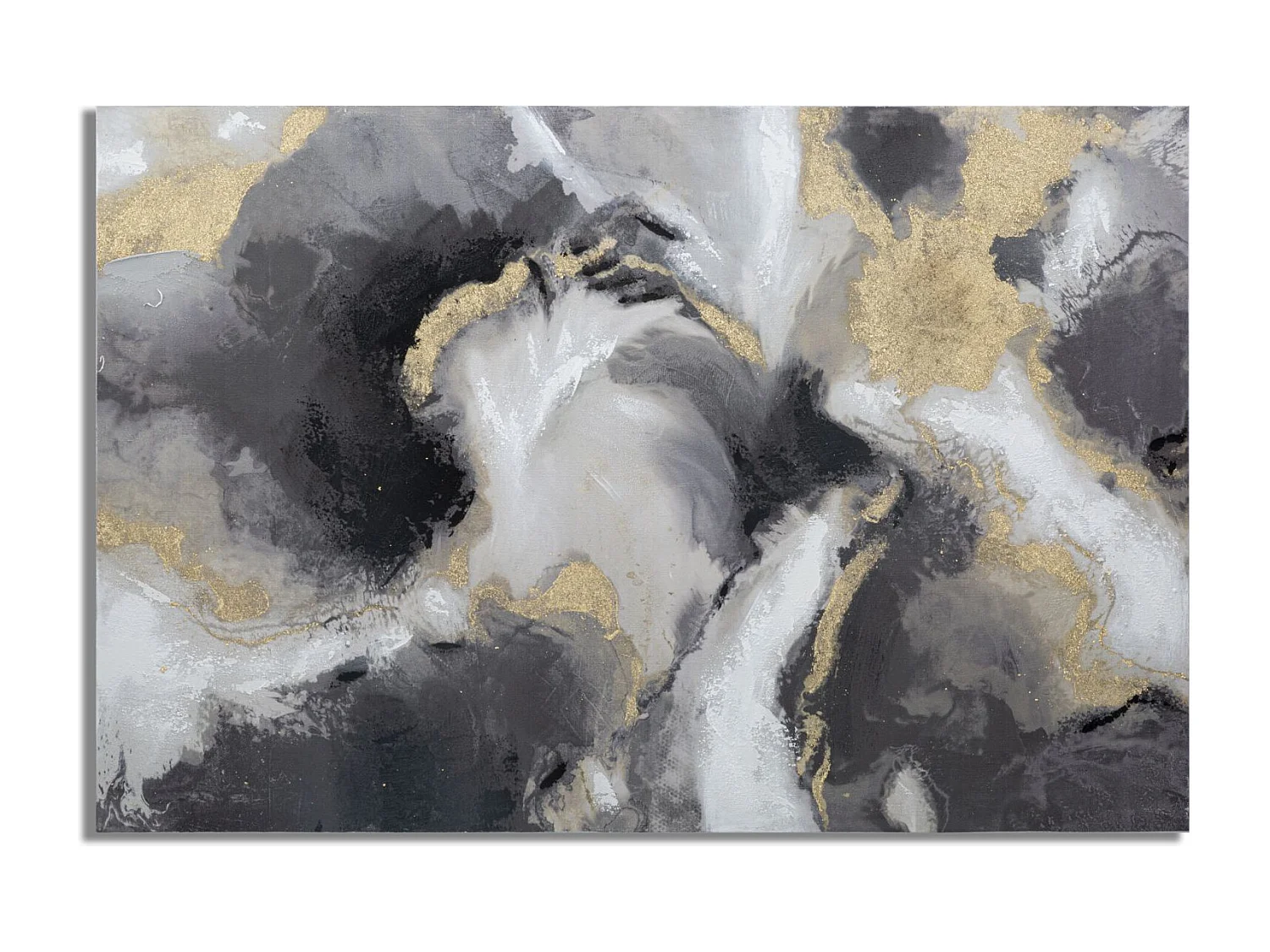 Stampa su Tela Marmo 4, Multicolore, 120x3,8x80 cm, Epikasa