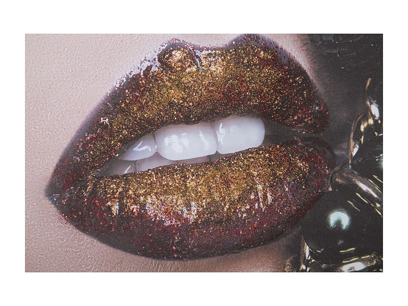 Impression sur Toile Visage 15, Multicouleur, 80x3,8x120 cm, Seven Design