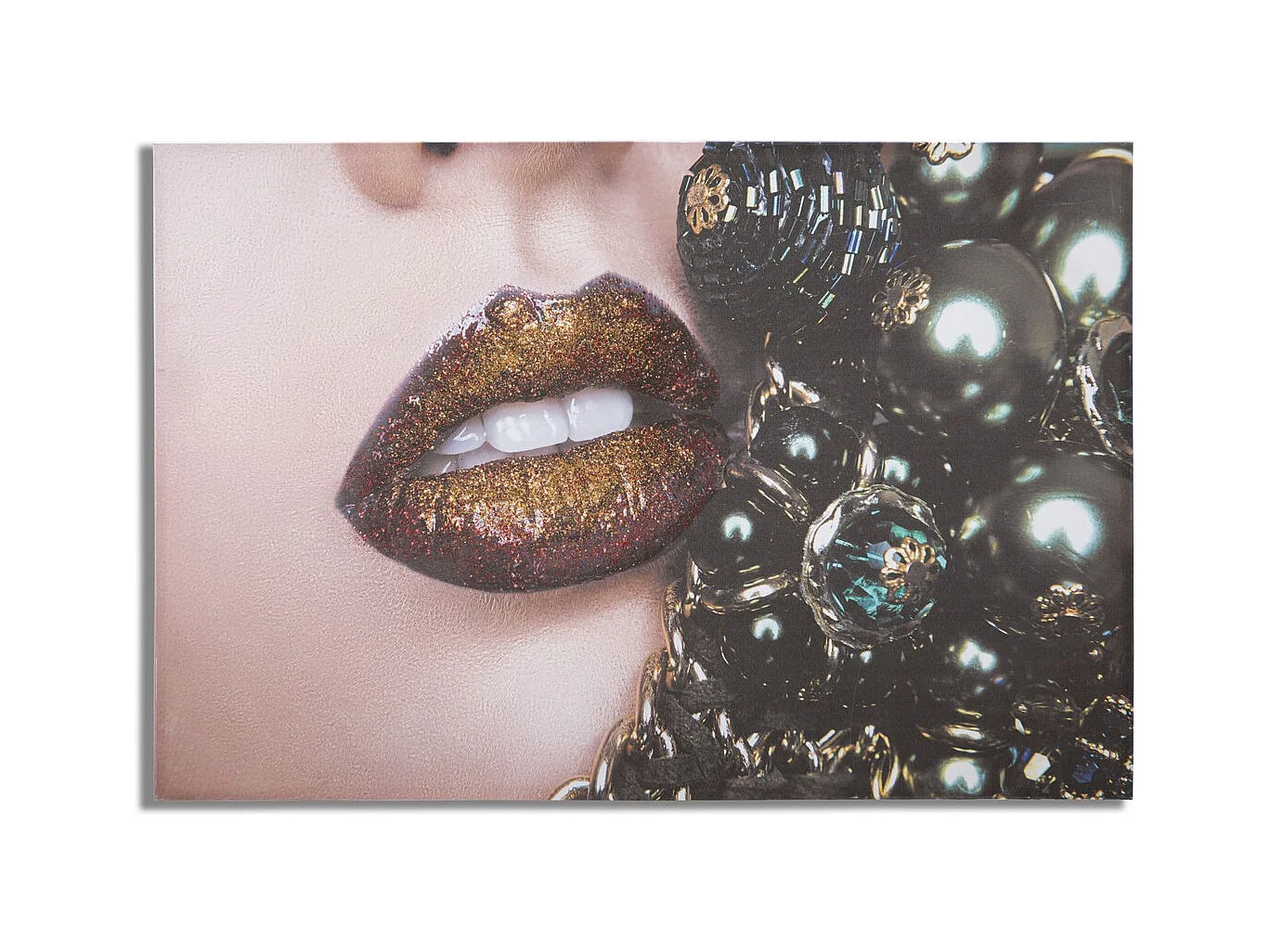 Impression sur Toile Visage 15, Multicouleur, 80x3,8x120 cm, Seven Design