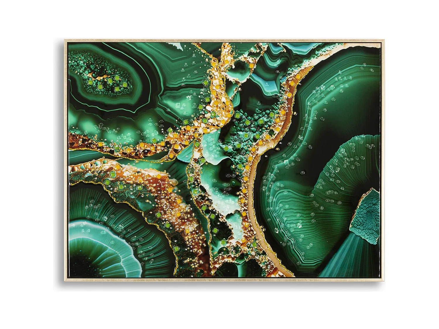 Impression sur Toile Marbre 12, Multicouleur, 82x4x62 cm, Epikasa