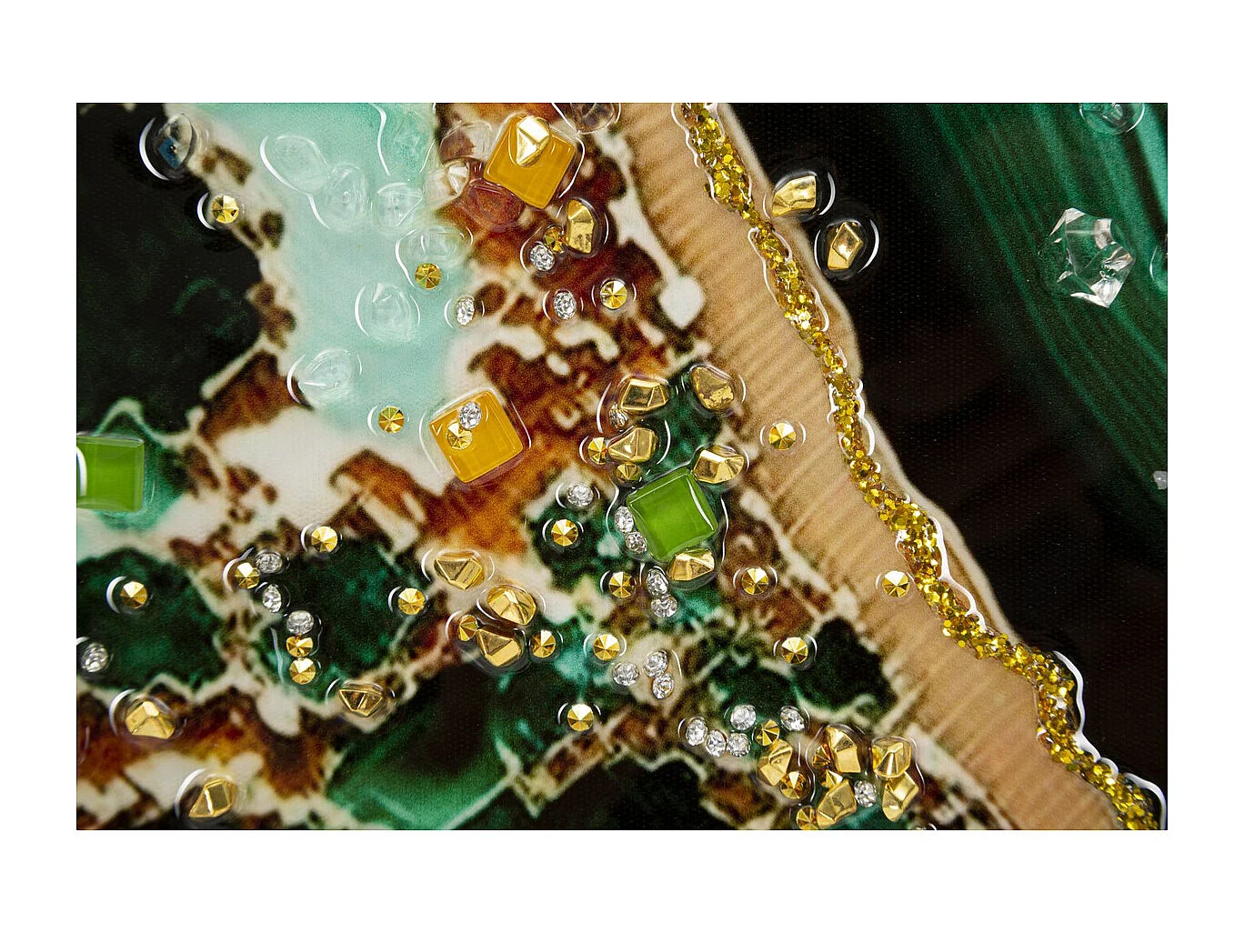 Wydruk na Płótnie Marmur 12, Wielokolorowy, 82x4x62 cm, Seven Design