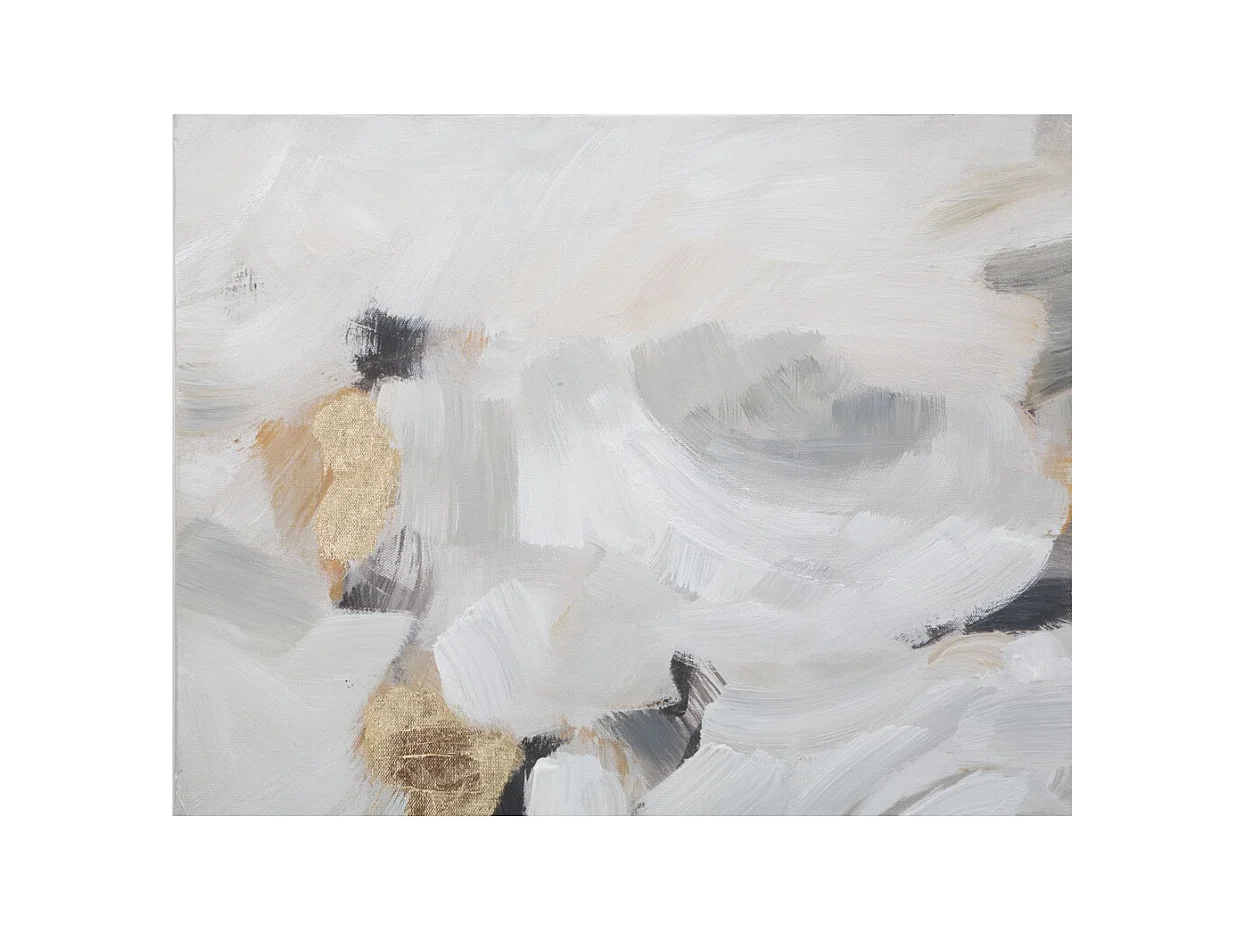 Impression sur Toile Fleurs 64, Multicouleur, 90x3,7x90 cm, Seven Design