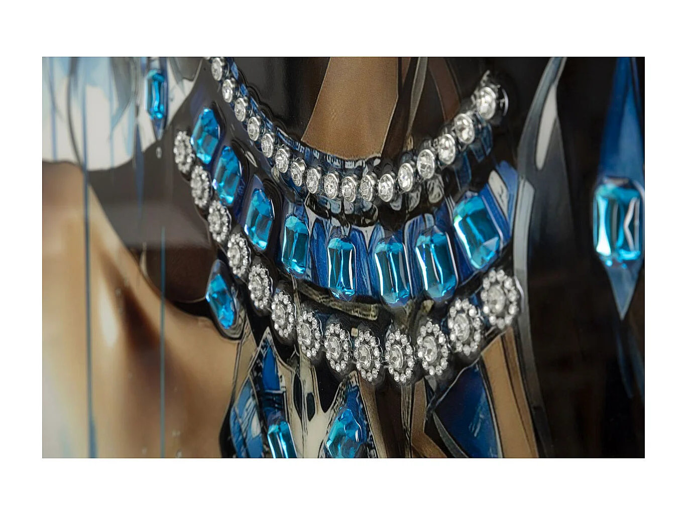 Impression sur Toile Afrique 26, Multicouleur, 82x4x82 cm, Seven Design