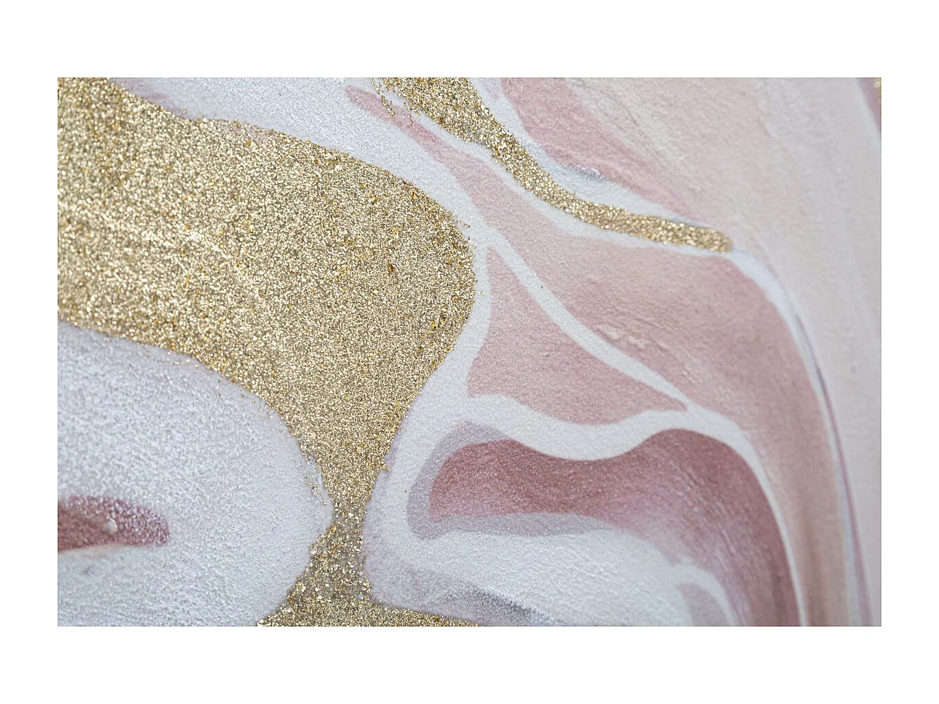 Impression sur Toile Marbre 9, Multicouleur, 80x2,8x80 cm, Seven Design