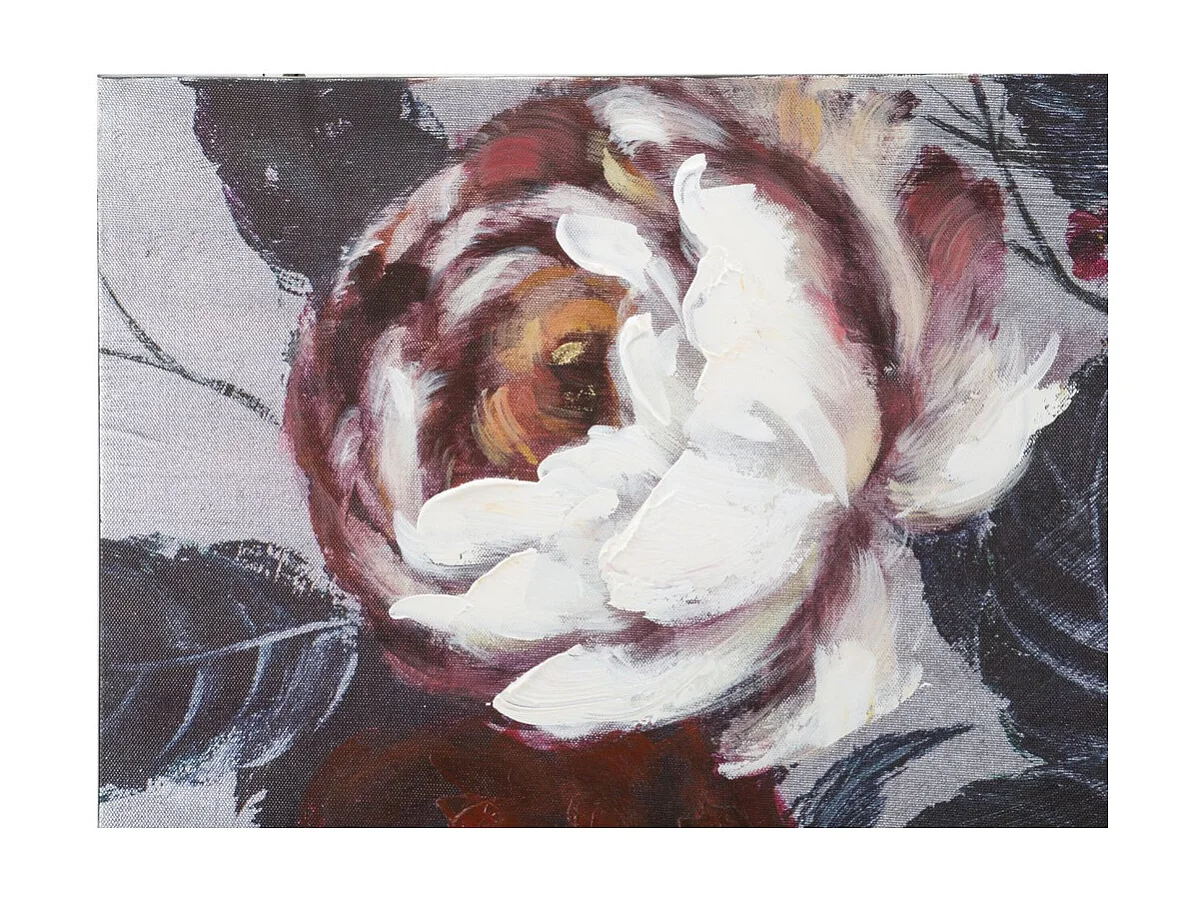 Impression sur Toile Fleurs 69, Multicouleur, 120x3,7x60 cm, Seven Design