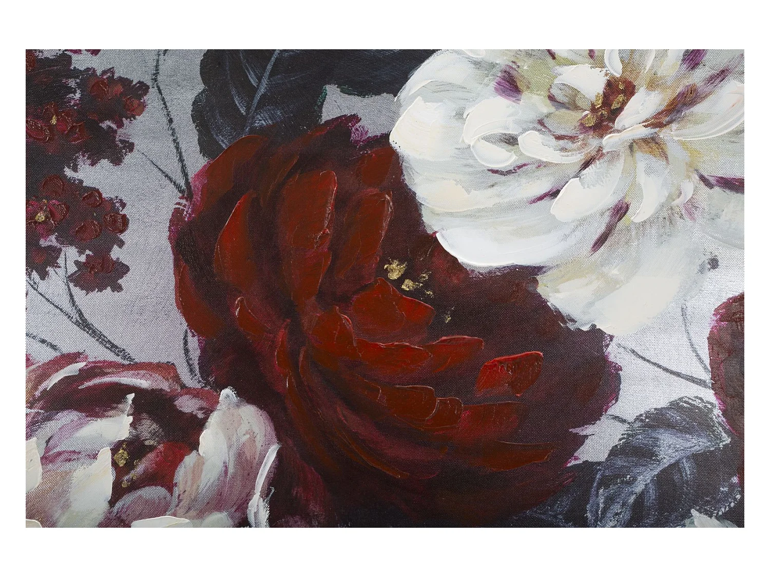 Afdrukken op Canvas Bloemen 69, Veelkleurig, 120x3,7x60 cm, Epikasa