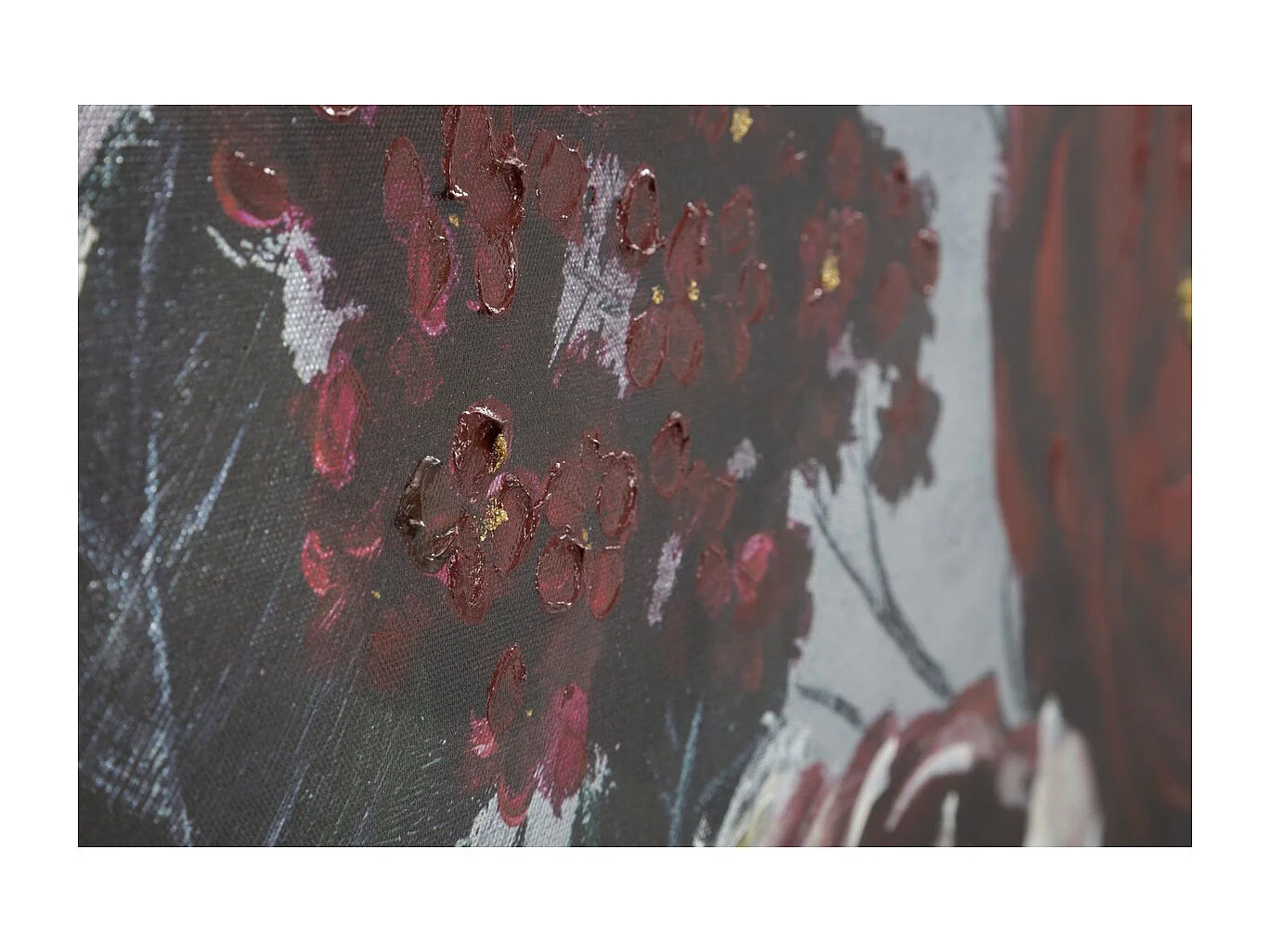 Afdrukken op Canvas Bloemen 69, Veelkleurig, 120x3,7x60 cm, Epikasa