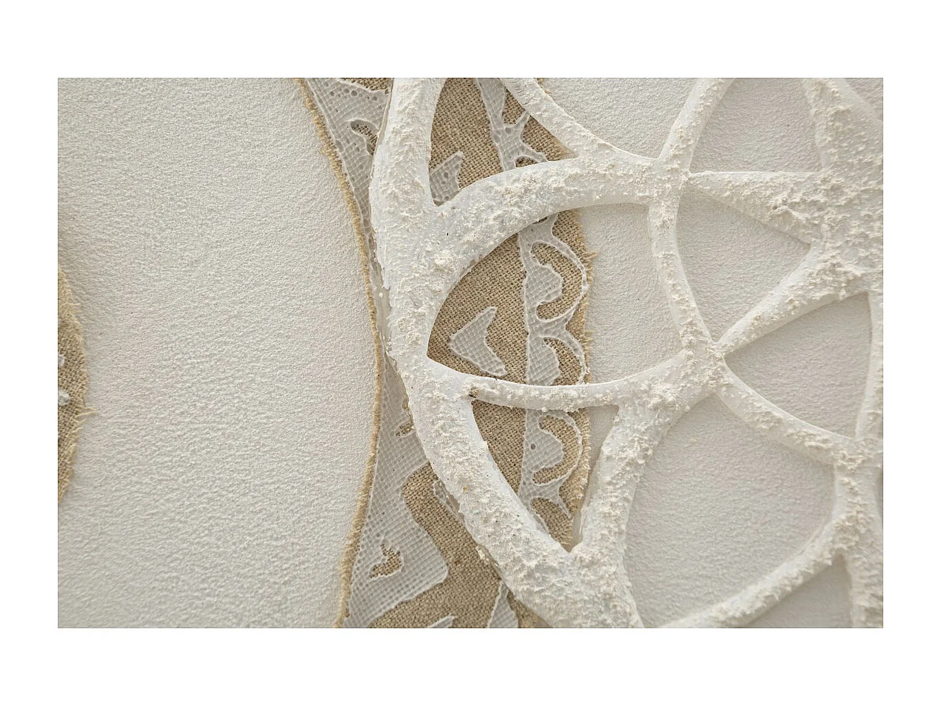 Afdrukken op Canvas Cirkels 34, Bruin, 80x2,8x100 cm, Epikasa