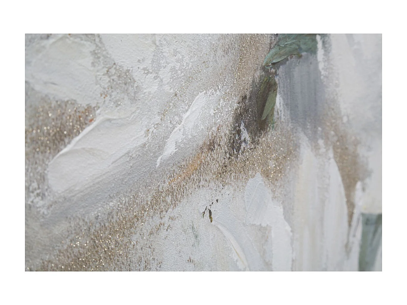 Impression sur Toile Fleurs 66, Multicouleur, 80x3,7x100 cm, Seven Design