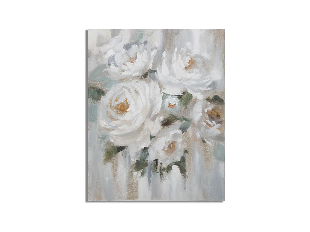 Impression sur Toile Fleurs 66, Multicouleur, 80x3,7x100 cm, Epikasa