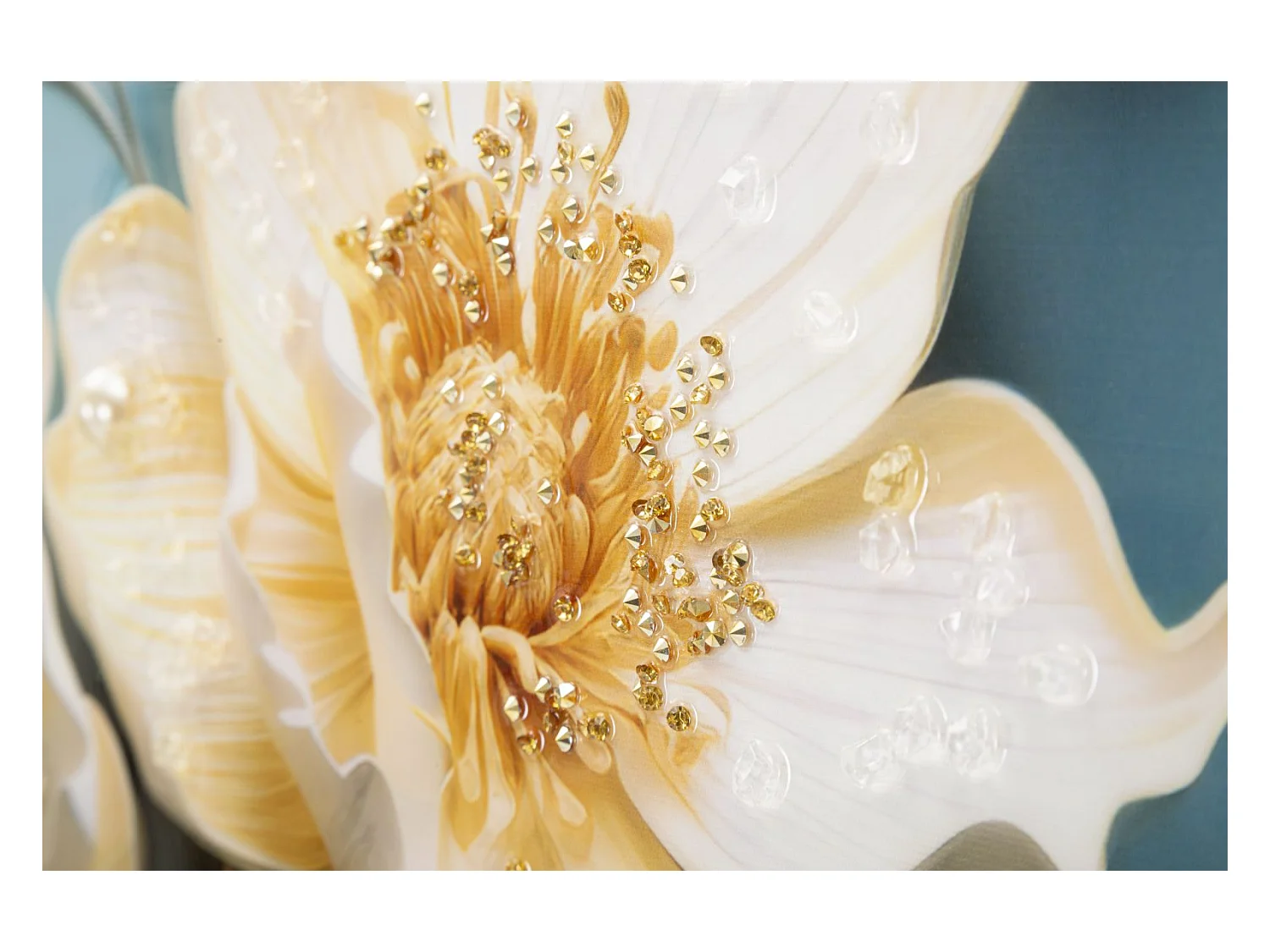 Afdrukken op Canvas Bloemen 71, Veelkleurig, 82x4x82 cm, Epikasa