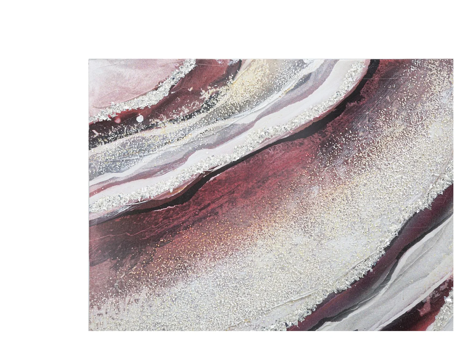 Afdrukken op Canvas Marmer 8, Veelkleurig, 80x2,8x80 cm, Epikasa