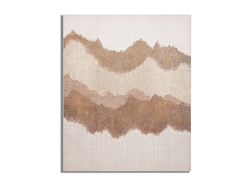 Impression sur Toile Montagnes 1, Multicouleur, 80x3,7x100 cm, Seven Design