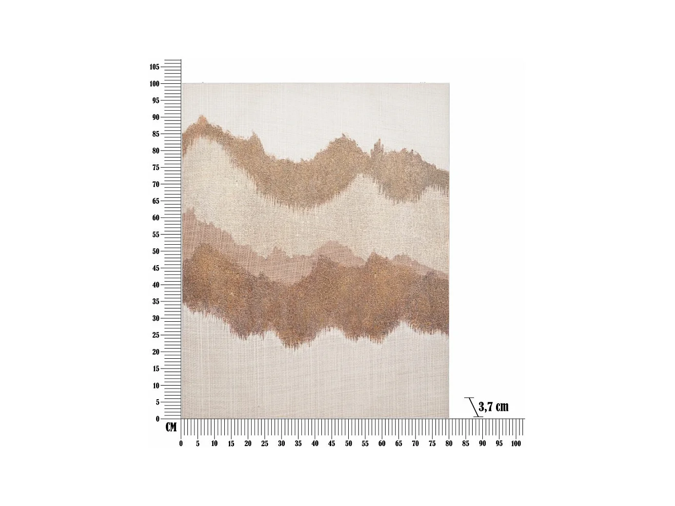 Afdrukken op Canvas Berg 1, Veelkleurig, 80x3,7x100 cm, Epikasa