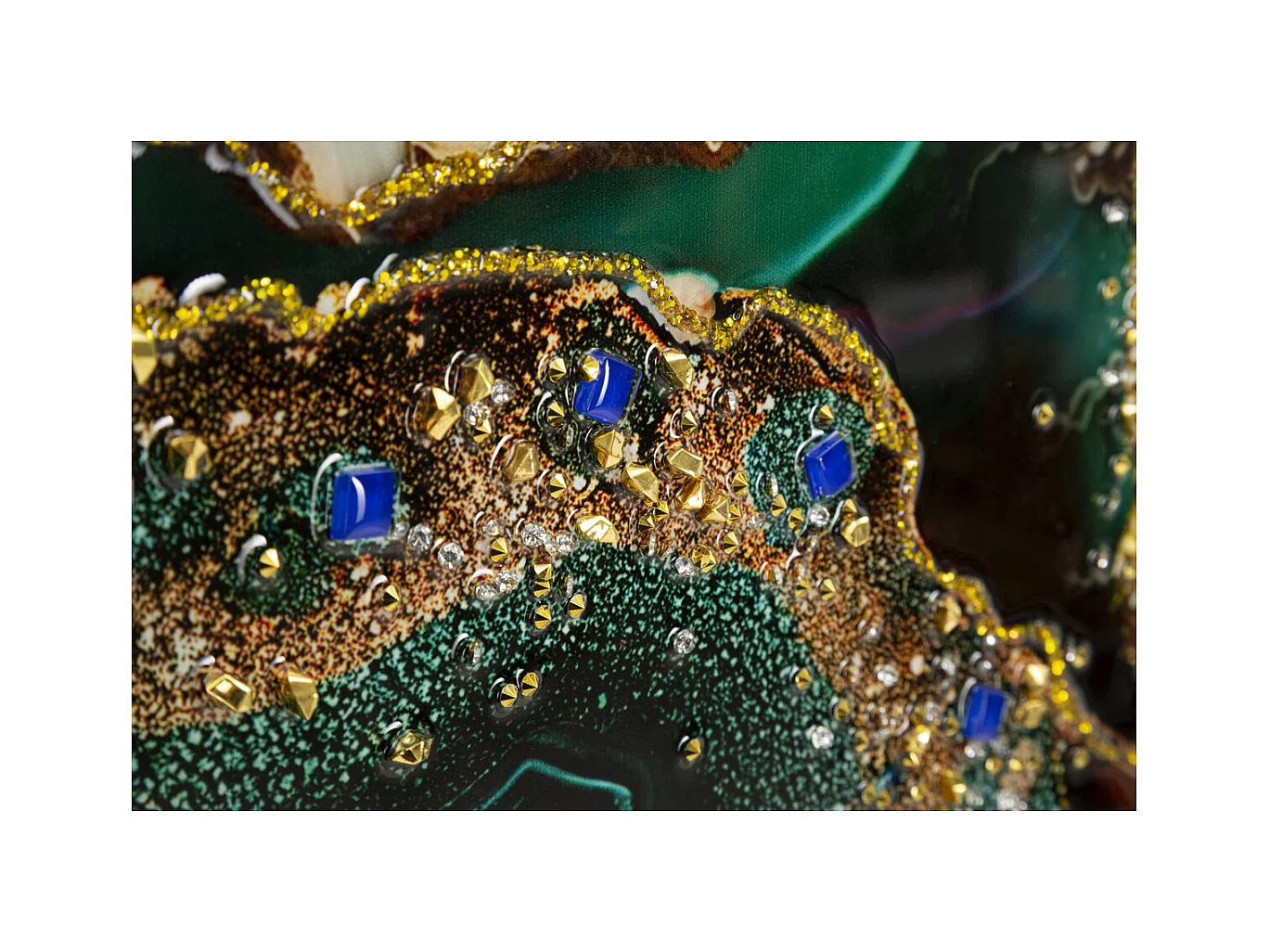 Impression sur Toile Marbre 11, Multicouleur, 82x4x62 cm, Seven Design