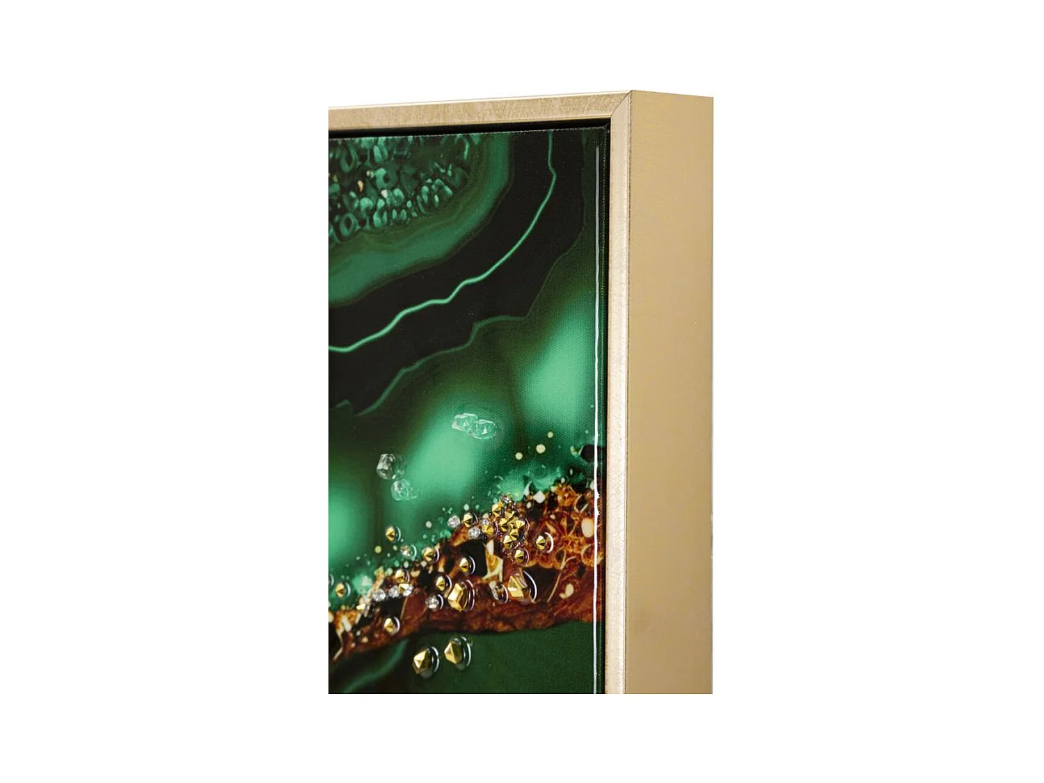 Impression sur Toile Marbre 11, Multicouleur, 82x4x62 cm, Seven Design