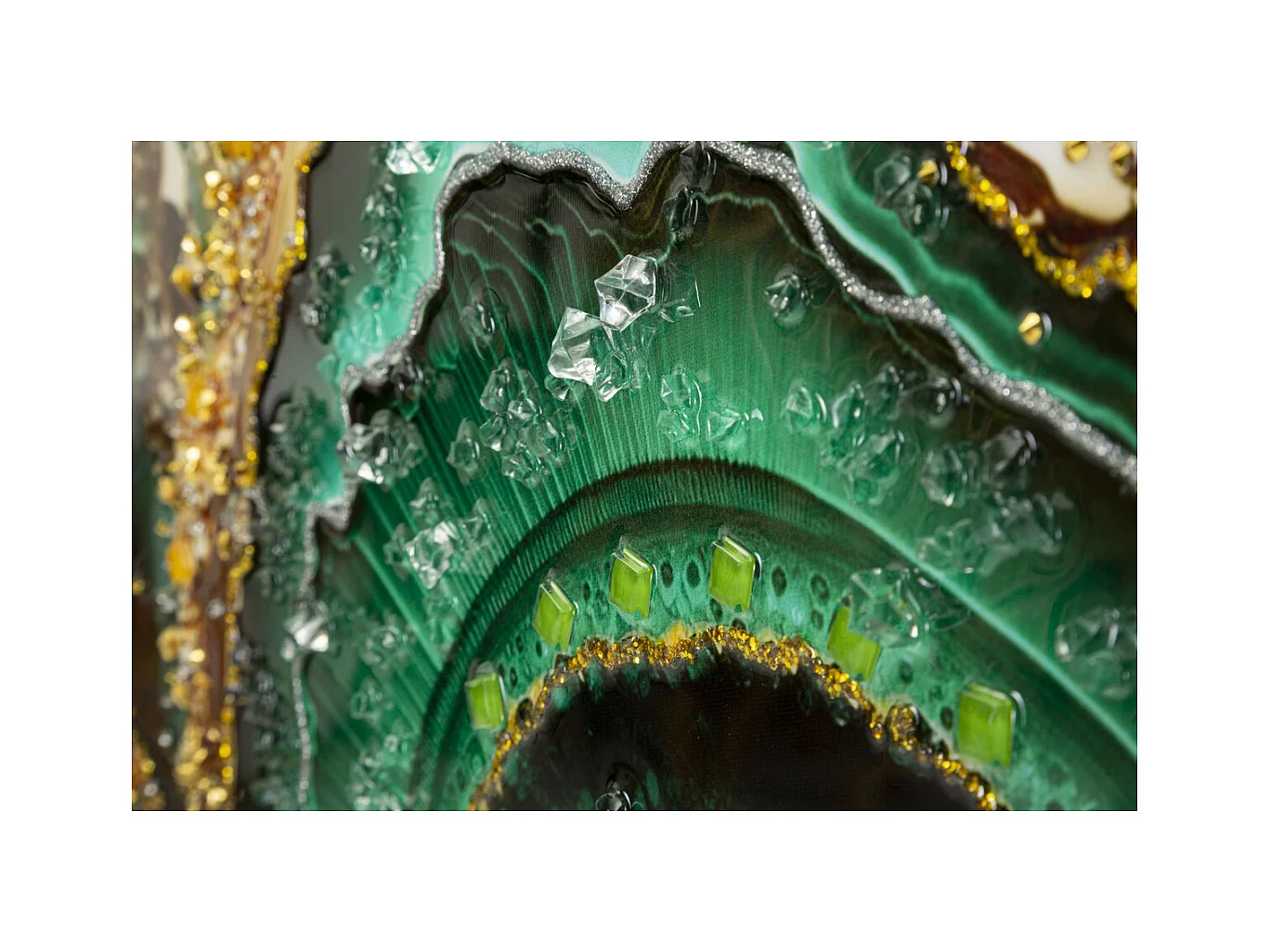 Impression sur Toile Marbre 11, Multicouleur, 82x4x62 cm, Seven Design