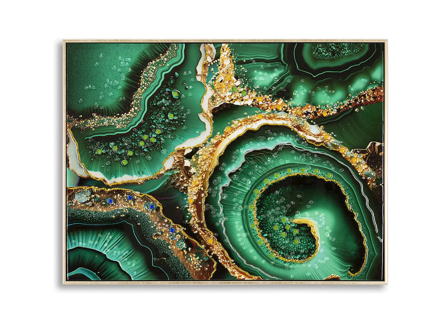 Impression sur Toile Marbre 11, Multicouleur, 82x4x62 cm, Epikasa