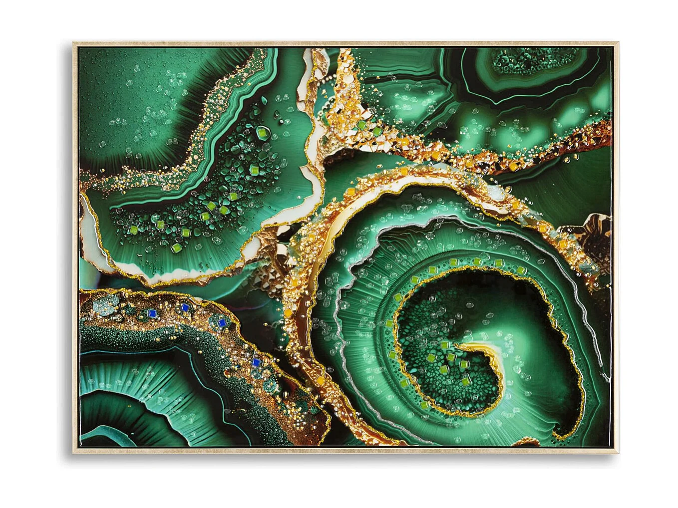 Afdrukken op Canvas Marmer 11, Veelkleurig, 82x4x62 cm, Seven Design