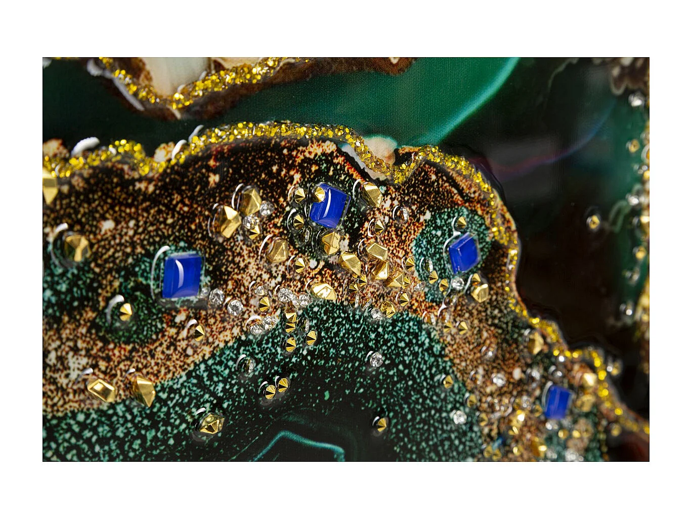 Afdrukken op Canvas Marmer 11, Veelkleurig, 82x4x62 cm, Seven Design