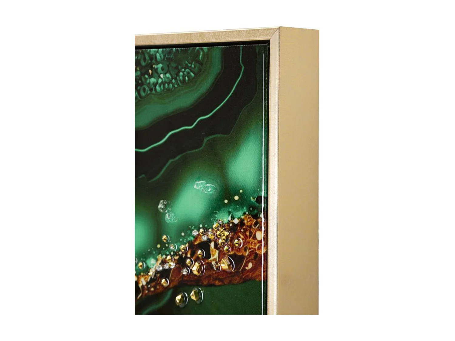 Afdrukken op Canvas Marmer 11, Veelkleurig, 82x4x62 cm, Seven Design