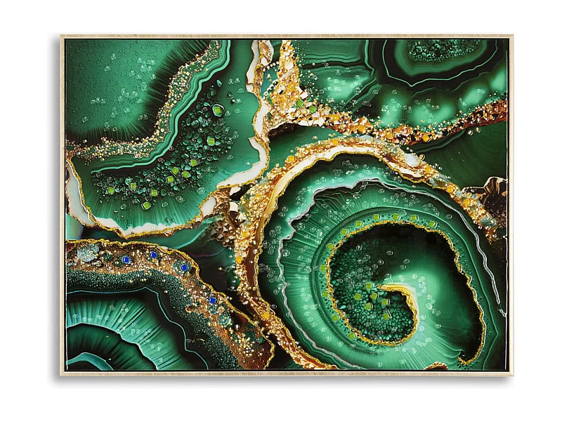 Afdrukken op Canvas Marmer 11, Veelkleurig, 82x4x62 cm, Seven Design