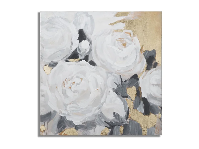 Afdrukken op Canvas Bloemen 63, Veelkleurig, 90x3,7x90 cm, Seven Design