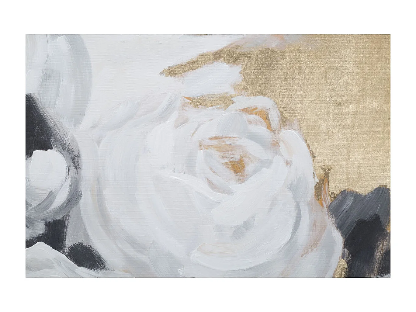 Impression sur Toile Fleurs 63, Multicouleur, 90x3,7x90 cm, Seven Design