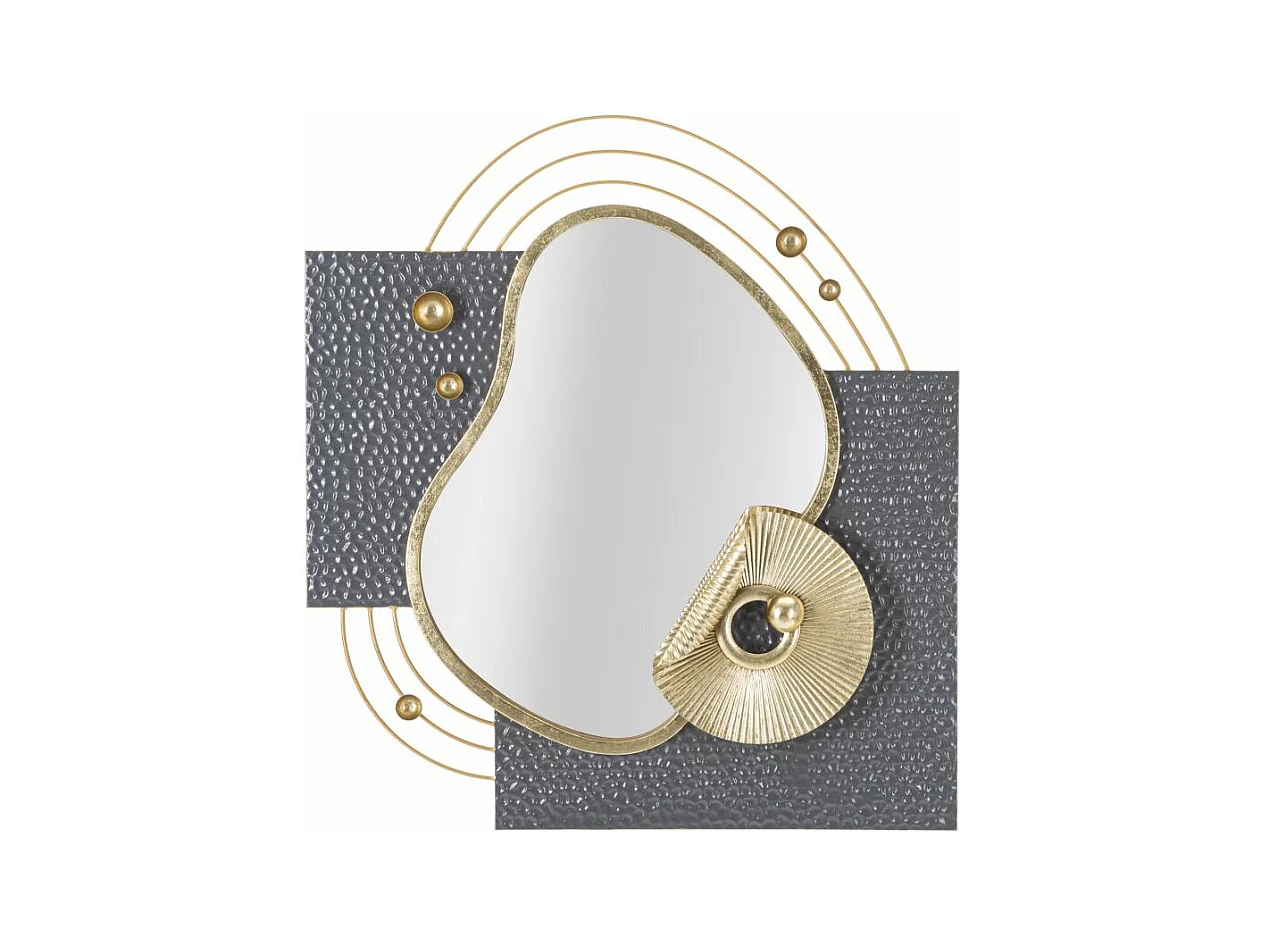 Miroir avec Cadre Géométrique 14, Multicouleur, 80x7x72,4 cm, Epikasa