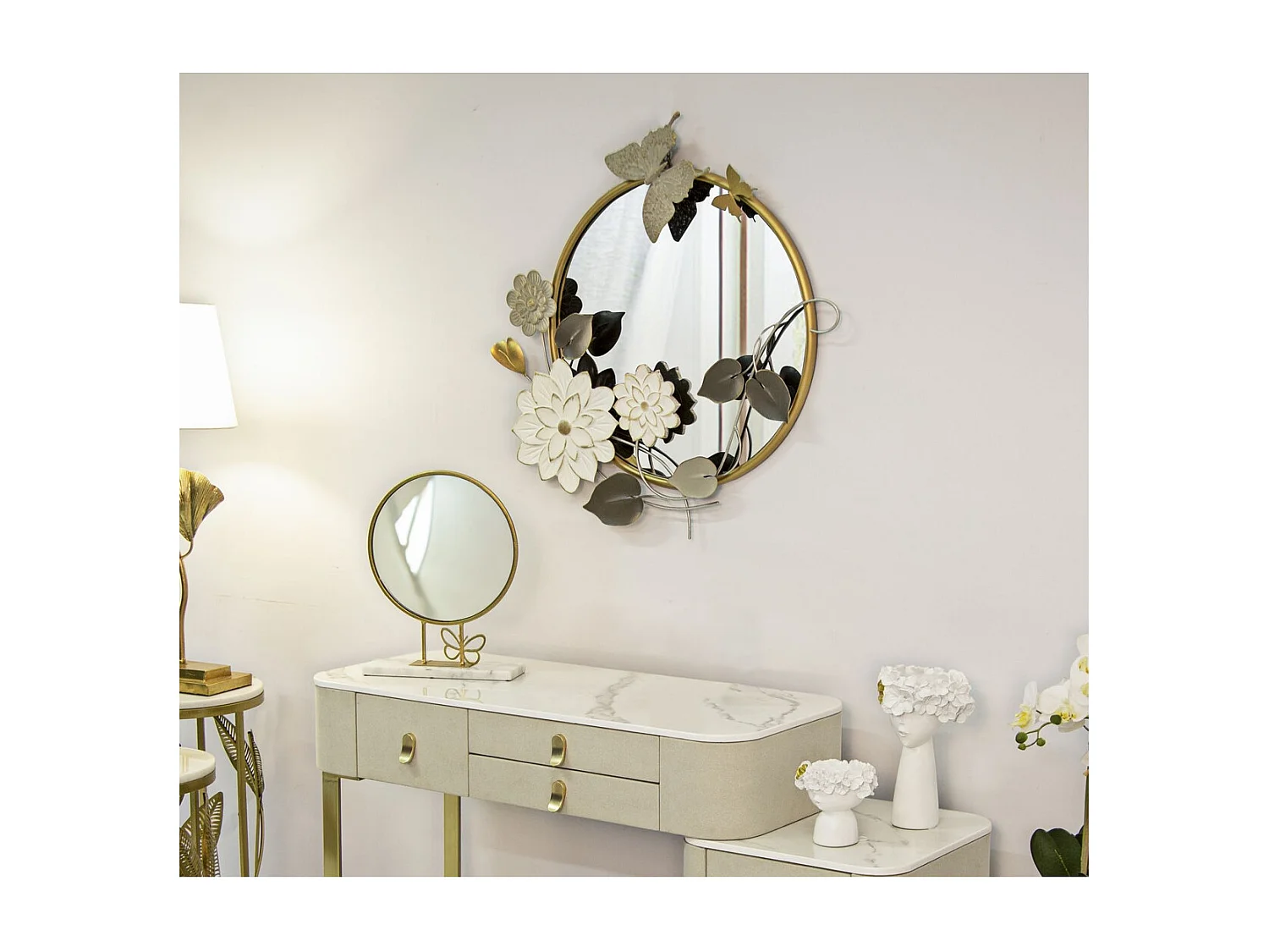 Lustro w Ramie Geometryczny 16, Wielokolorowy, 74,9x7x66 cm, Seven Design