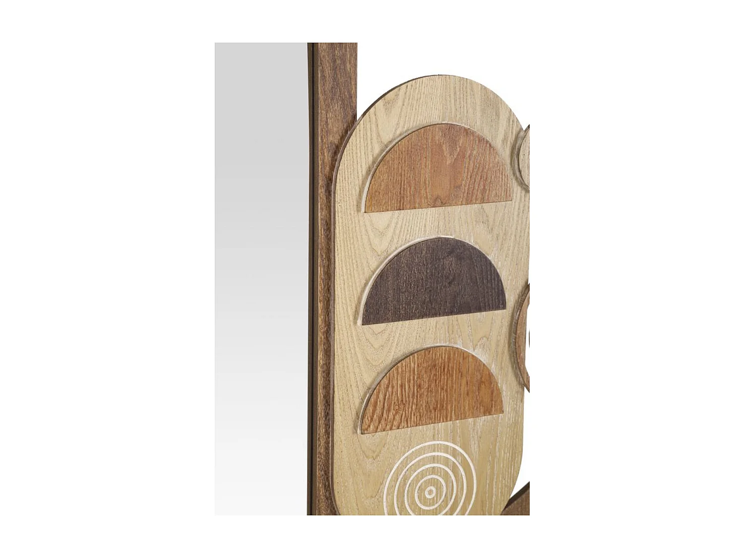 Miroir avec Cadre MF483, Multicouleur, 80x3x80 cm, Seven Design