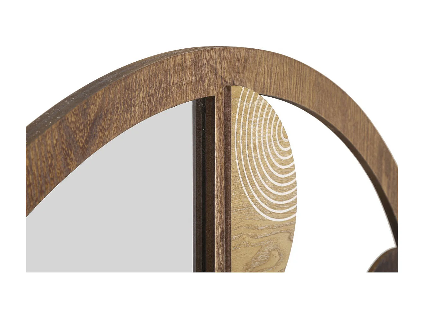 Miroir avec Cadre MF483, Multicouleur, 80x3x80 cm, Seven Design