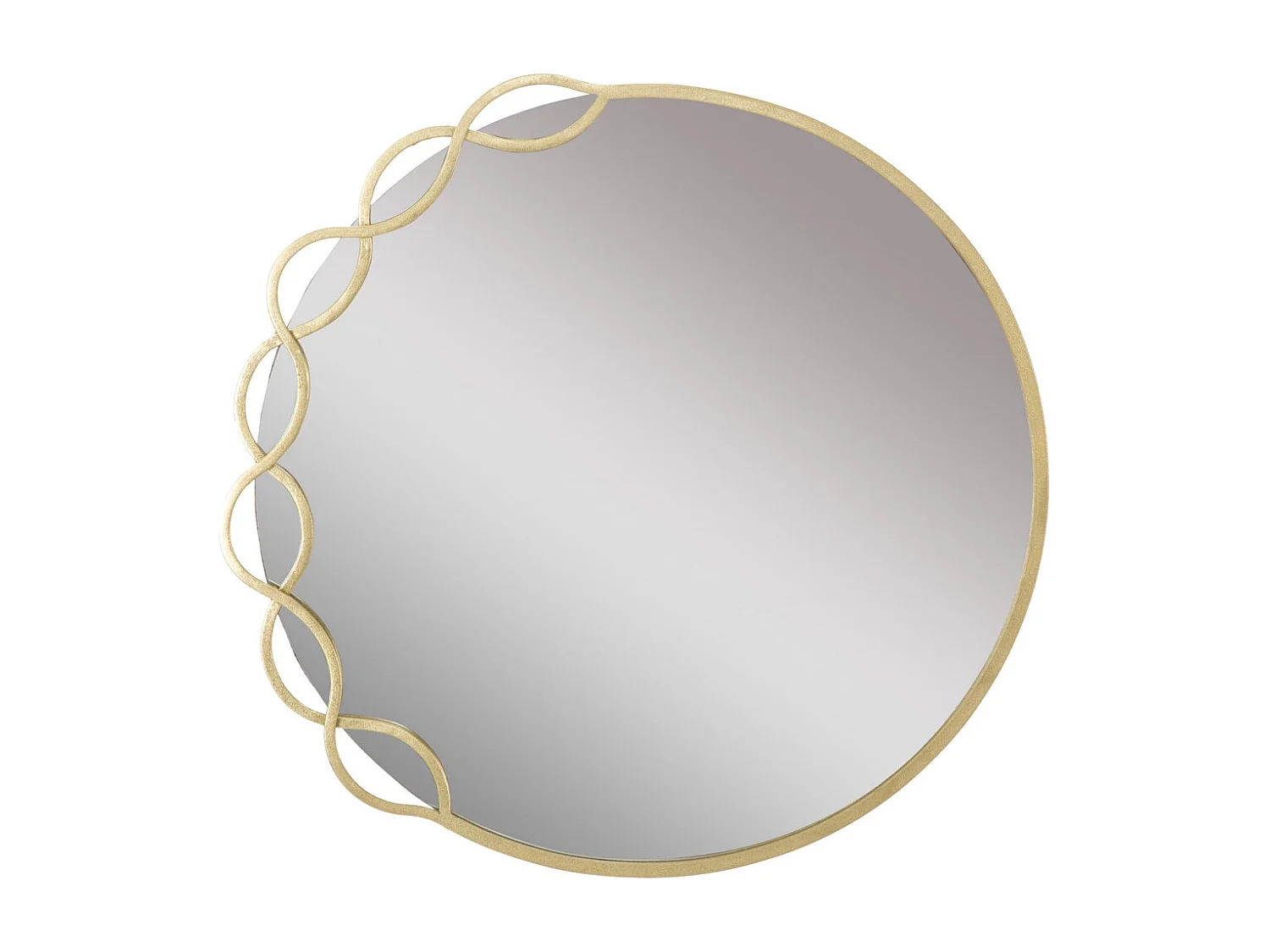 Miroir avec Cadre Papillon 25, Or, 73,5x2x72 cm, Seven Design