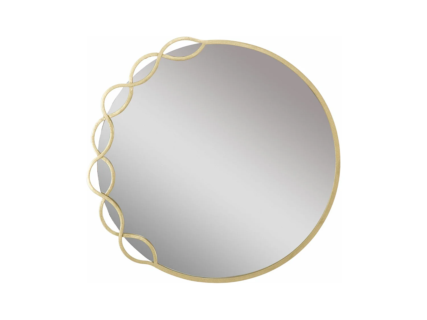 Miroir avec Cadre Papillon 25, Or, 73,5x2x72 cm, Epikasa