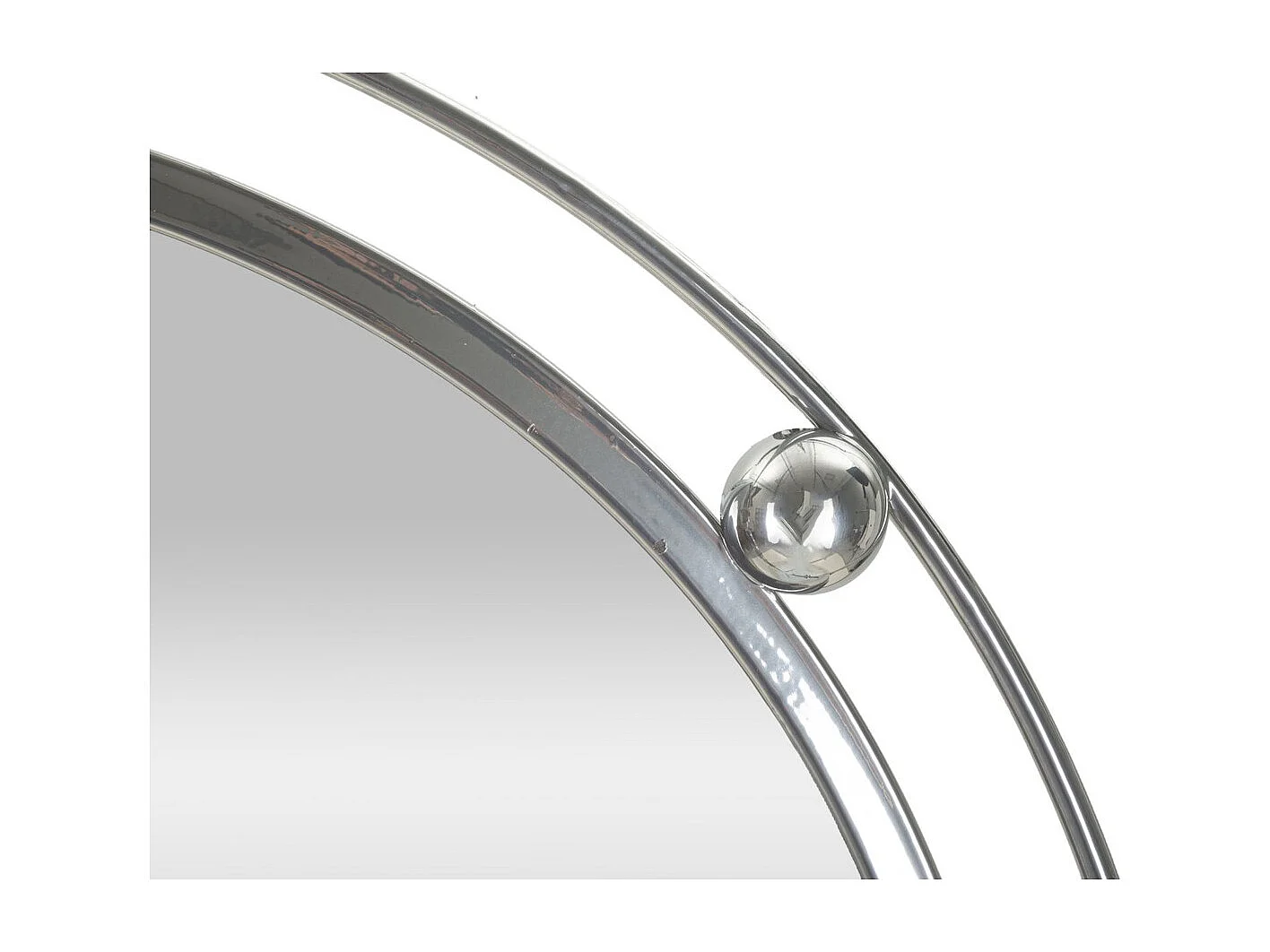 Miroir avec Cadre MF506, Argent, 85x7x80,6 cm, Seven Design