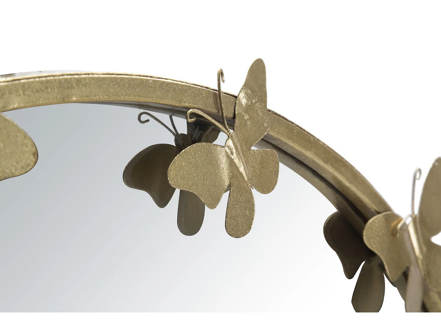 Specchio con Cornice Farfalla 29, Oro, 91x3x94 cm, Epikasa