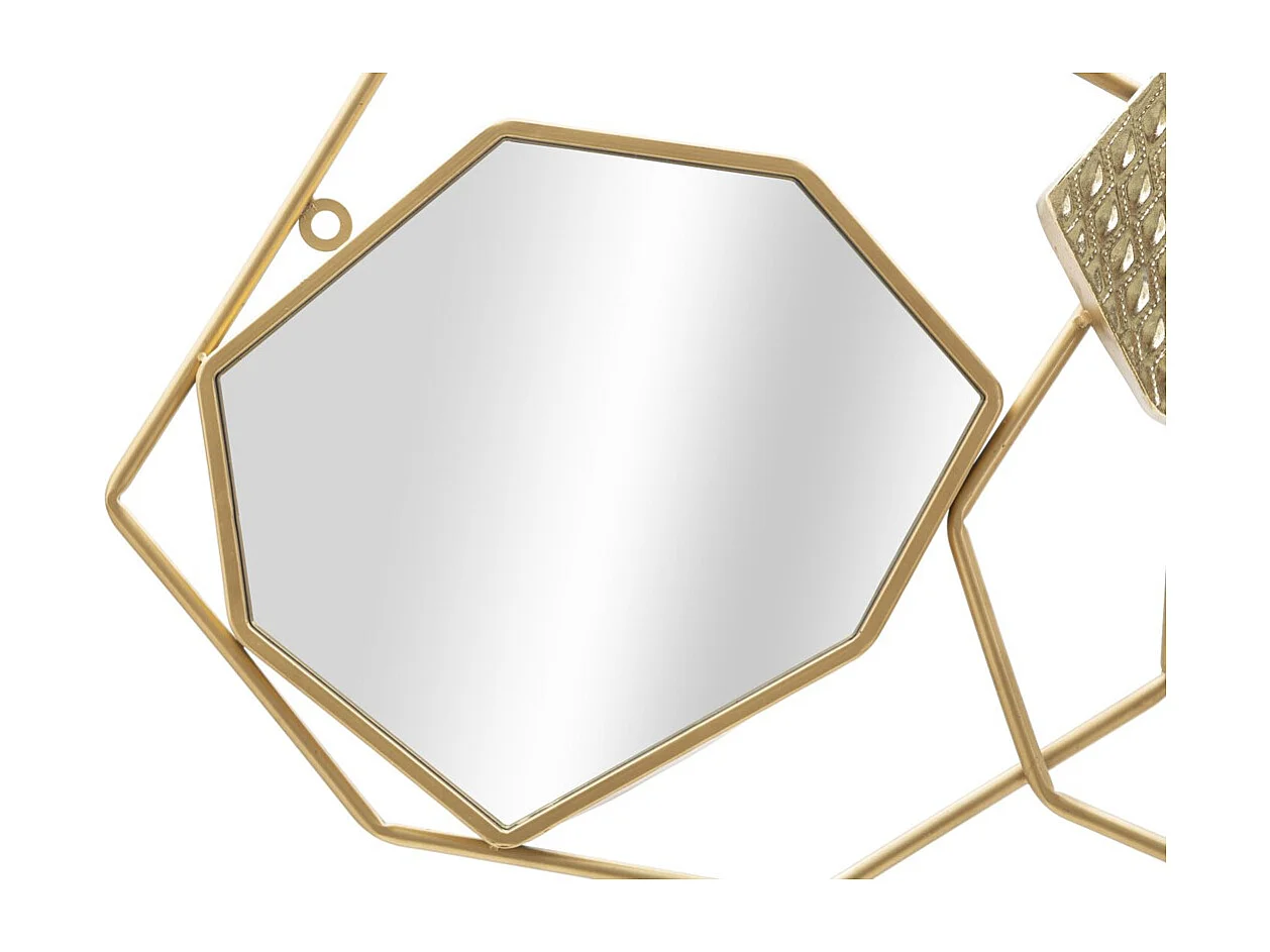 Miroir avec Cadre MF501, Or, 91x4x52 cm, Seven Design