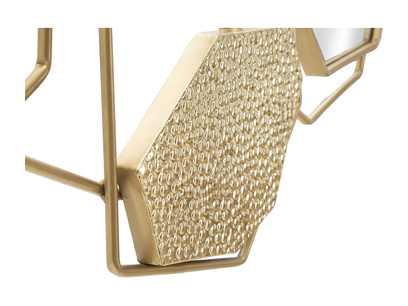 Miroir avec Cadre MF501, Or, 91x4x52 cm, Seven Design