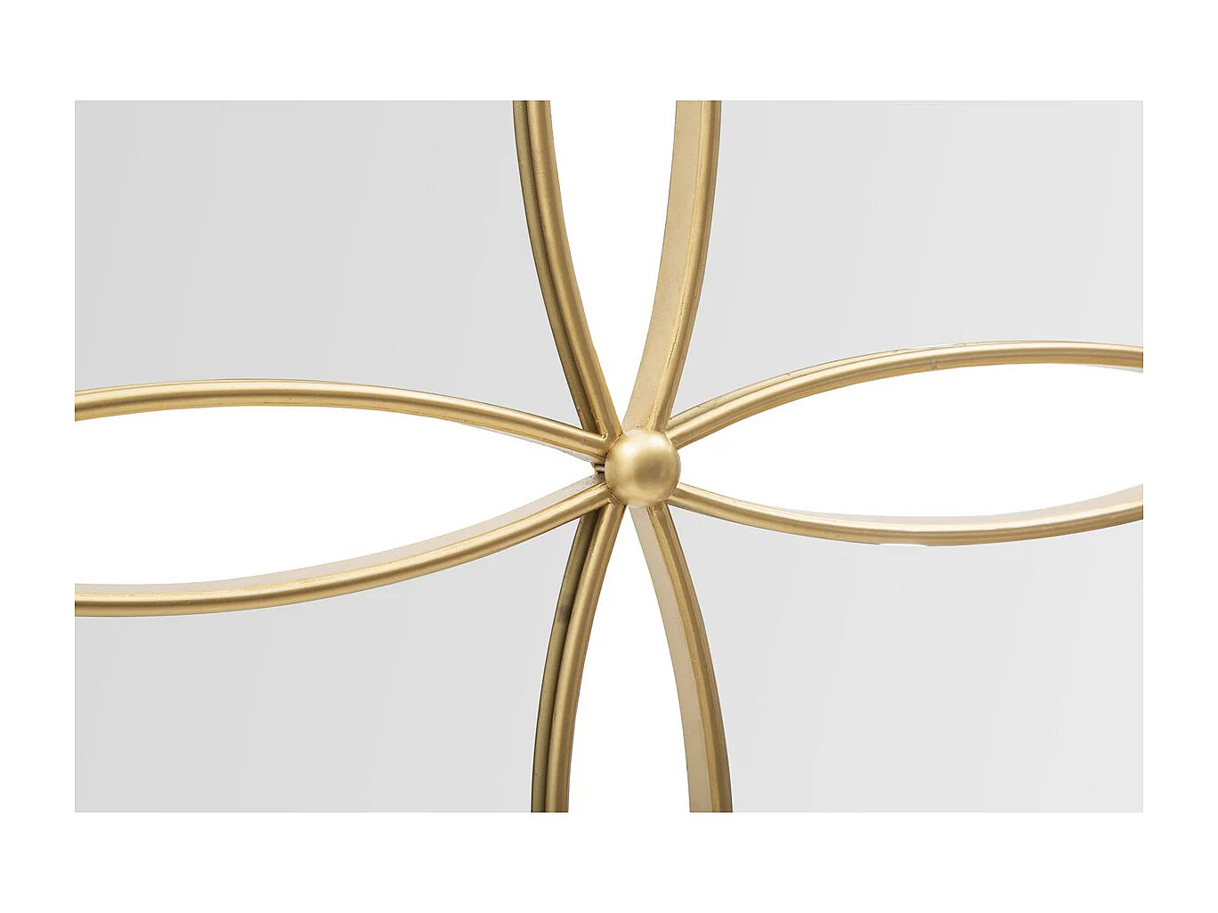 Miroir avec Cadre MF497, Or, 68x3,5x68 cm, Seven Design