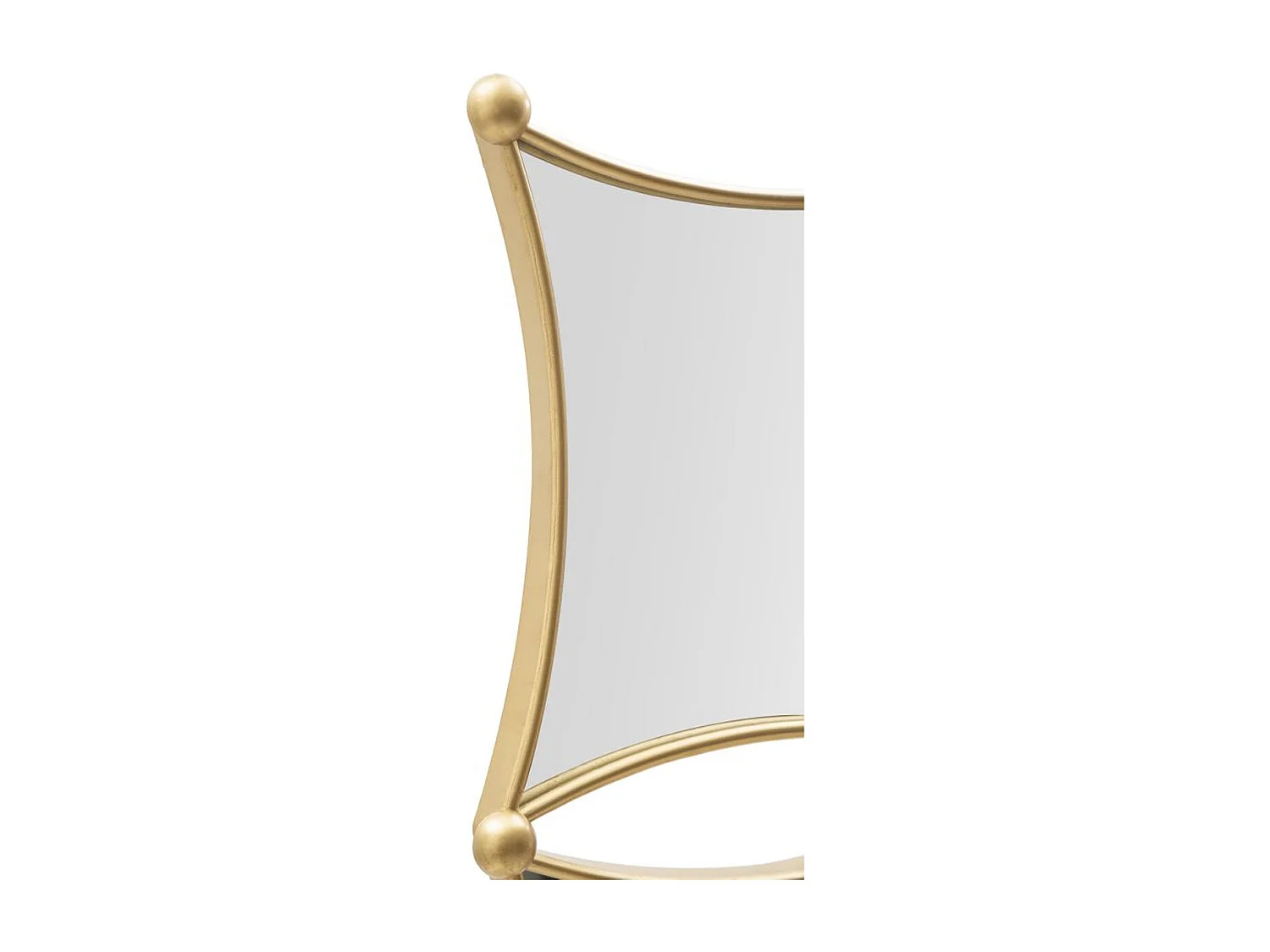 Espelho com Moldura MF497, Ouro, 68x3,5x68 cm, Seven Design