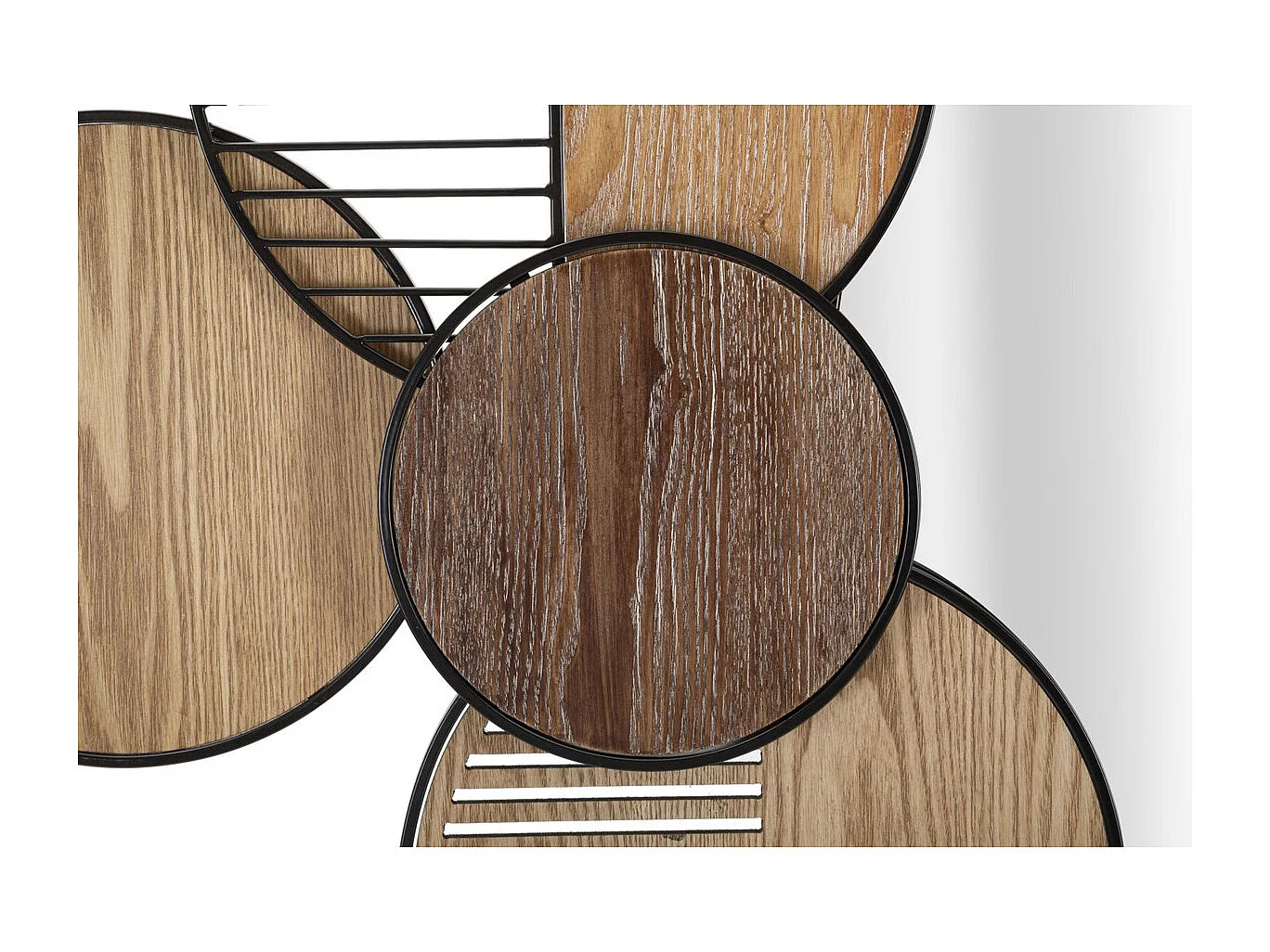 Miroir avec Cadre Géométrique 15, Multicouleur, 123,2x4,4x63,5 cm, Seven Design