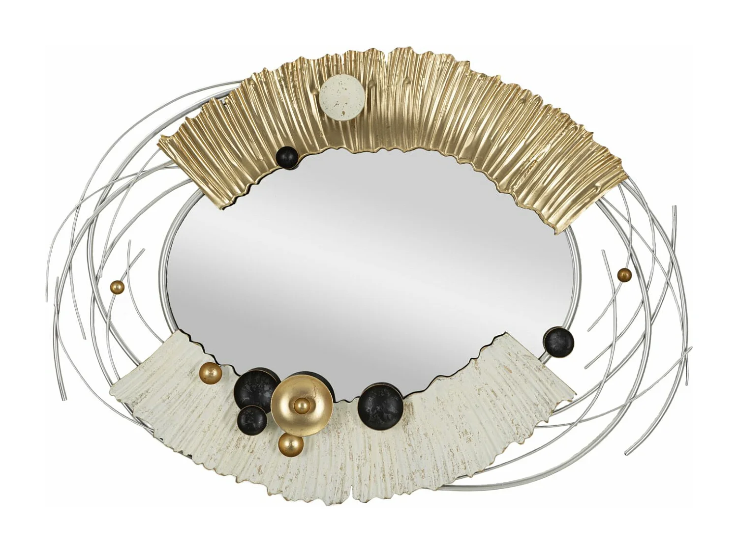 Specchio con Cornice MF505, Multicolore, 114x7x81 cm, Epikasa