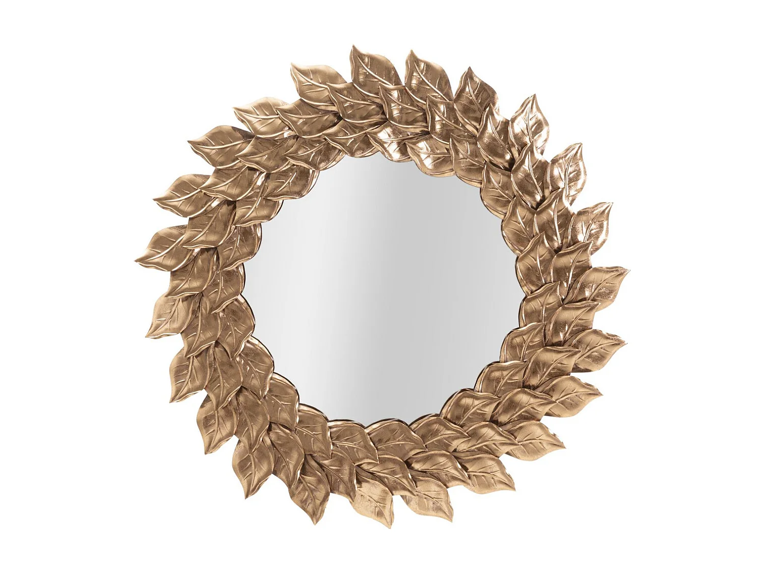 Miroir avec Cadre MF494, Cuivre, 73x5x73 cm, Seven Design