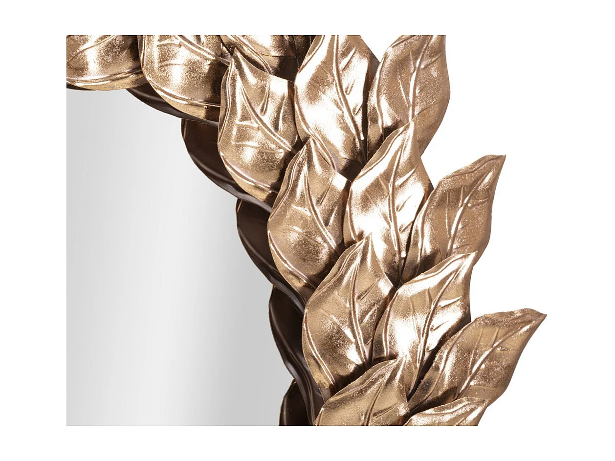 Miroir avec Cadre MF494, Cuivre, 73x5x73 cm, Seven Design