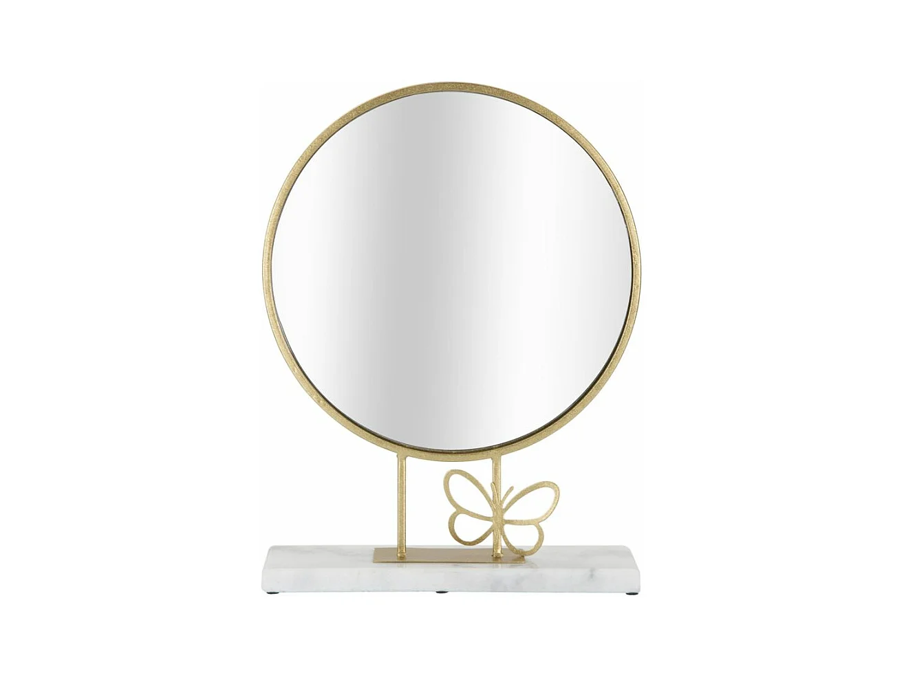 Miroir avec Cadre MF504, Or, 30x9x39,5 cm, Epikasa