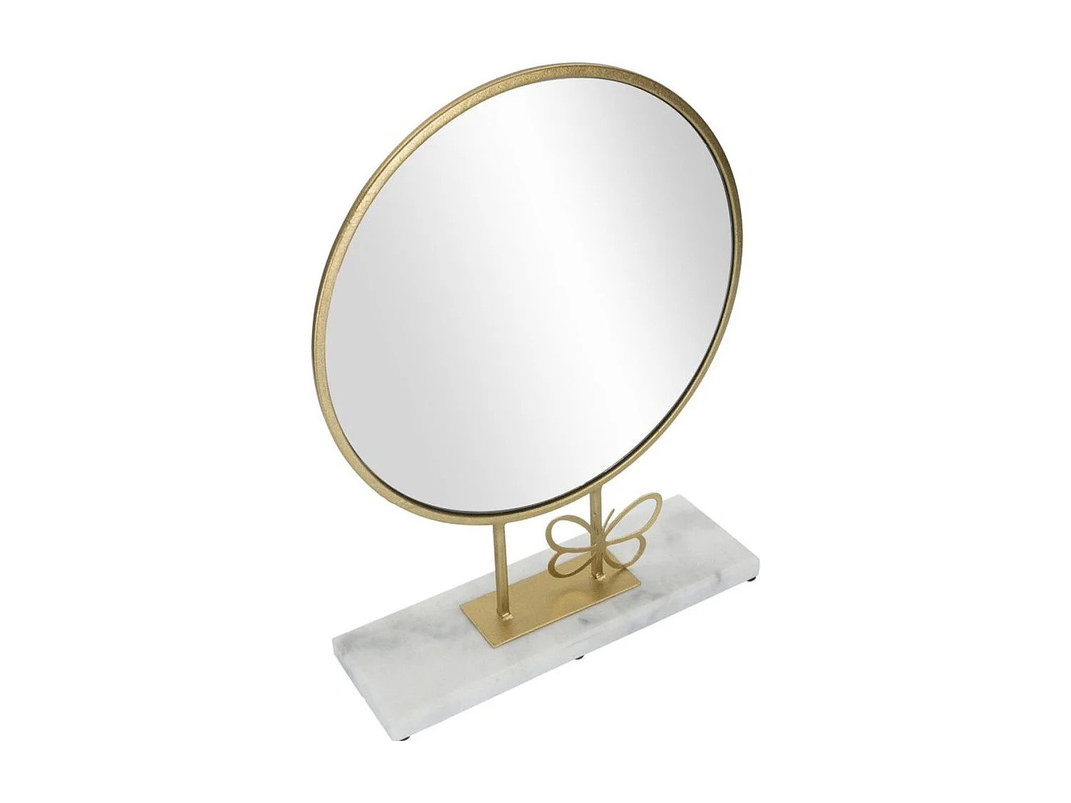 Lustro w Ramie MF504, Złoto, 30x9x39,5 cm, Seven Design